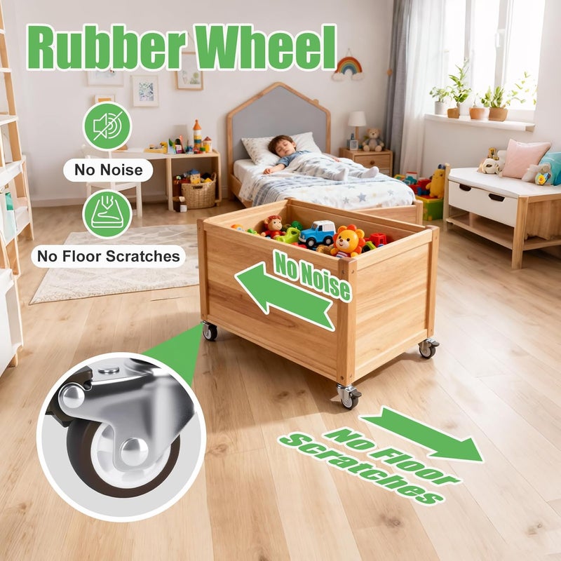 ZUOFANG 1.5 in Stem Casters Set of 4, Small Swivel Caster Wheels with Brake, Heavy Duty Threaded Caster Wheels for Furniture,Cart,Cabinet, Total Load Capacity: 194Lbs,M8x20mm - Image 5